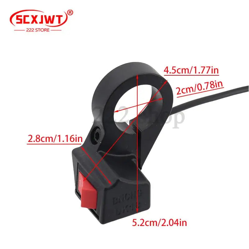 Three-Speed Electric Bike and Scooter Switch