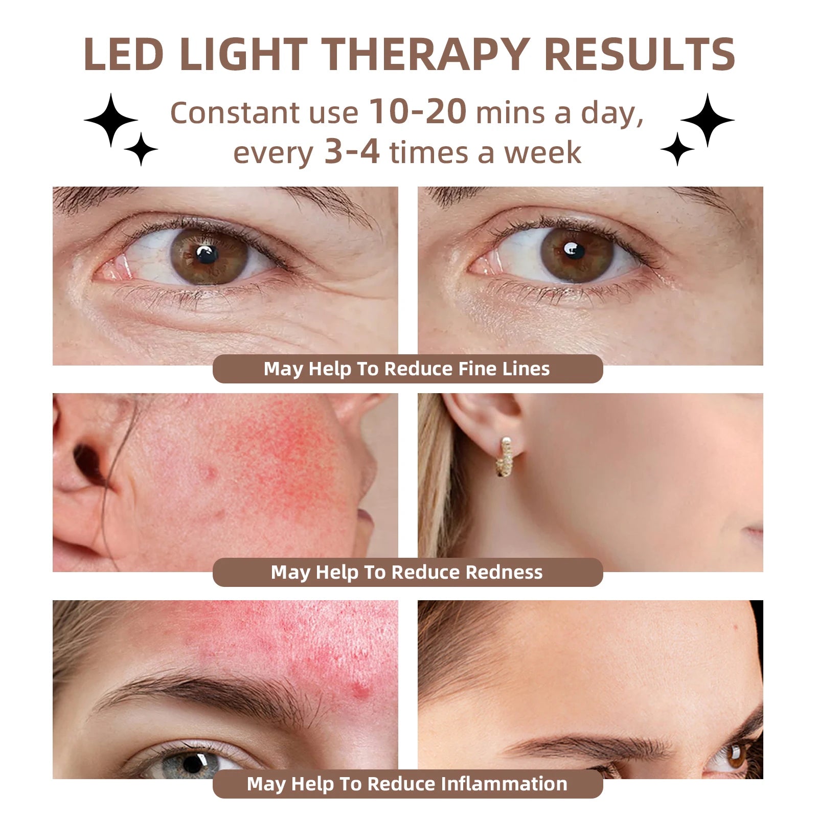 VamsLuna 7 Color LED Facial Mask &ndash; Photon Rejuvenation