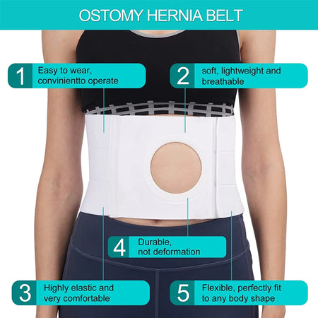 Tcare Ostomy Belt &ndash; Effective Hernia Support and Pain Relief