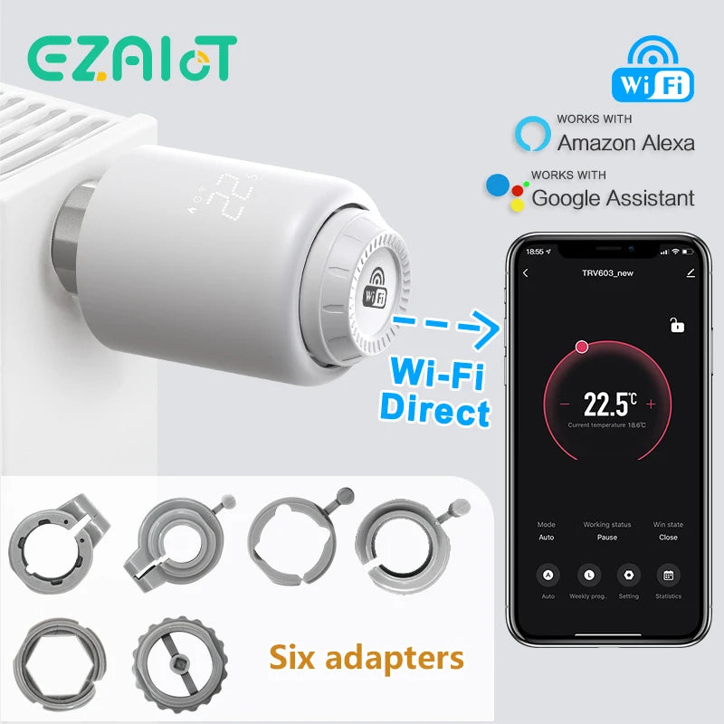 Tuya TRV603 TRV604 Smart Radiator Valve &ndash; No Gateway Needed