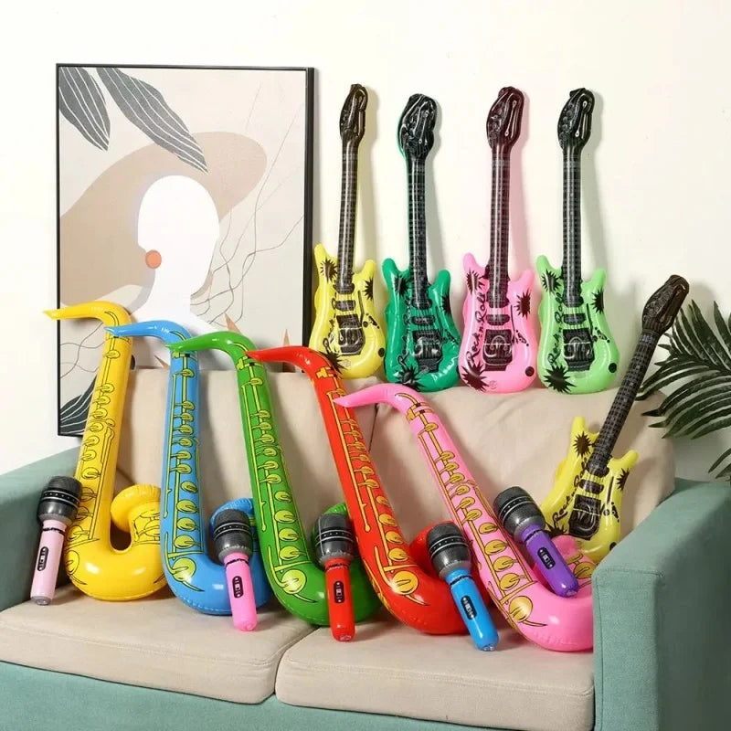 Inflatable Instruments Toy Music Balloons Set &ndash; Endless Fun for Kids Parties