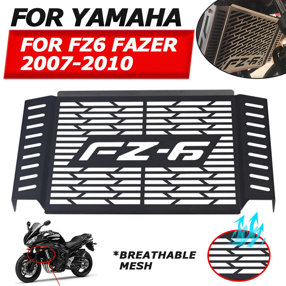 Yamaha FZ6 Fazer Radiatorrooster Bescherming Roestvrij Staal