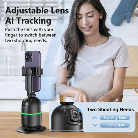 AXNEN P03 Gimbal Stabilizer &ndash; AI 360 Face Tracking