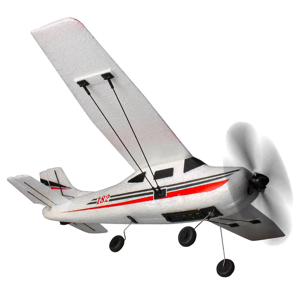 Cessna-182 RC Airplane - 2.4GHz Beginner-Friendly Glider with Aerobatic Features