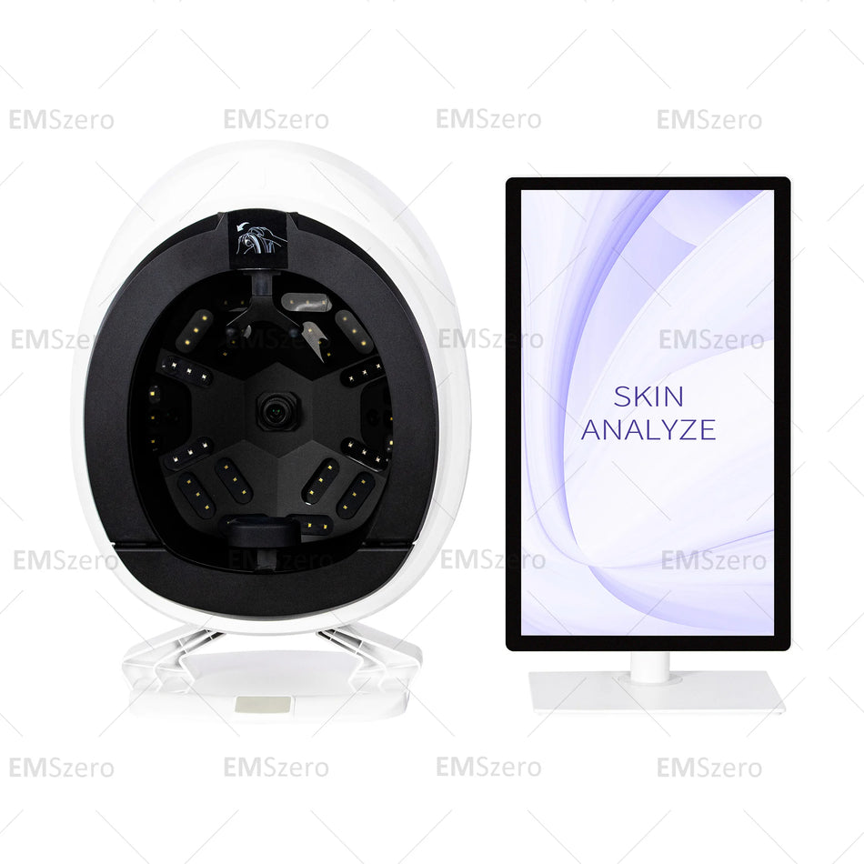 Profesionāls 8 Spektru UV Ādas Analizators Rokas 3D Spogulis