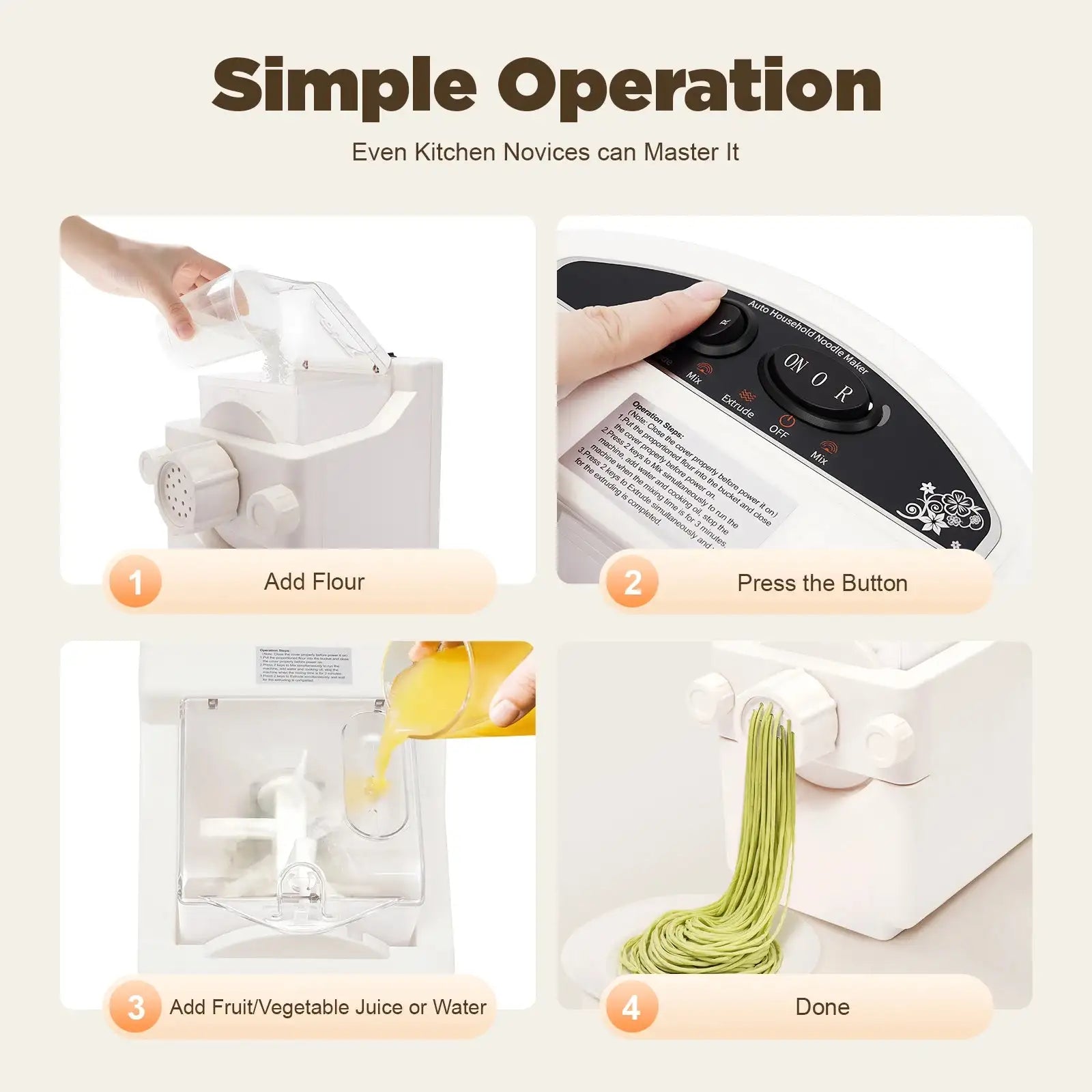 Household Noodle Making Machine &ndash; Dough Kneader And Cutter