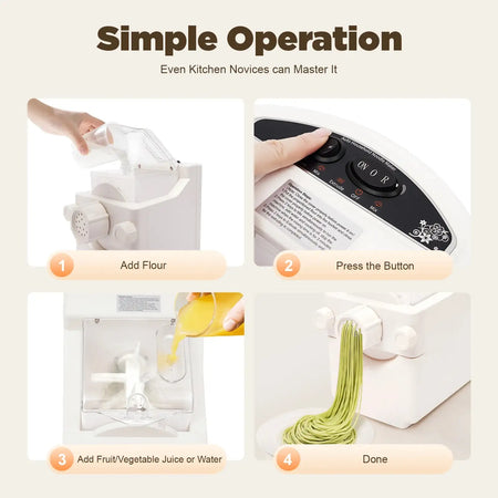 Household Noodle Making Machine &ndash; Dough Kneader And Cutter