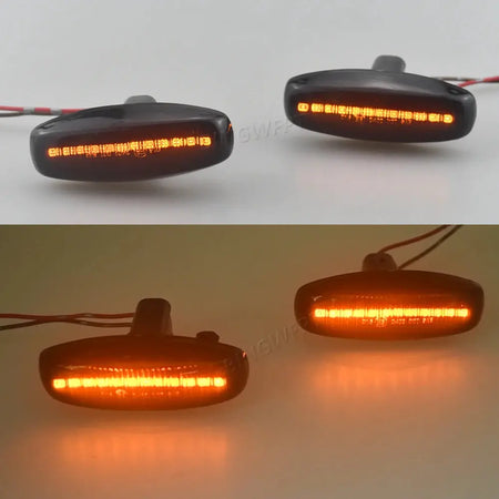 2PCS Flowing Water Dynamic LED Turn Signal Side Marker Light For Toyota Yaris Vios 2014 2015 2016 2017 2018 2019 Sequential Lamp by InterCyprus Trading Ltd