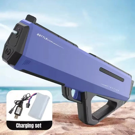High Pressure Electric Water Gun Toys for Kids | Summer Pool Fun B-Blue