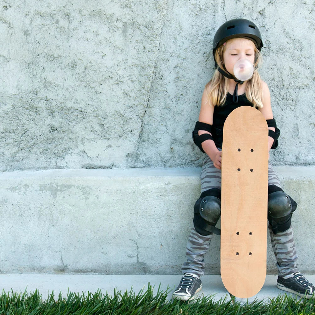 85X23 Inches Kids Blank Skateboard &ndash; DIY Graffiti Deck