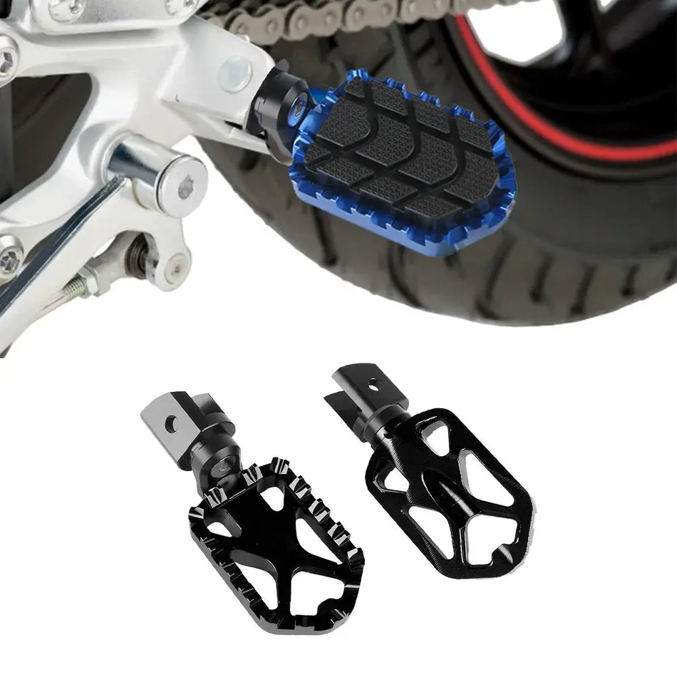 For BMW R1200GS Adventure R1200 GS ADV 2005-2013 Oil Cooled Motorcycle Footrest Padel Rubber Cover Aluminum Rotatable Footpeg by InterCyprus Trading Ltd