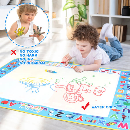 Coolplay Water Doodle Mat &ndash; Reusable Magic Pens for Creative Learning