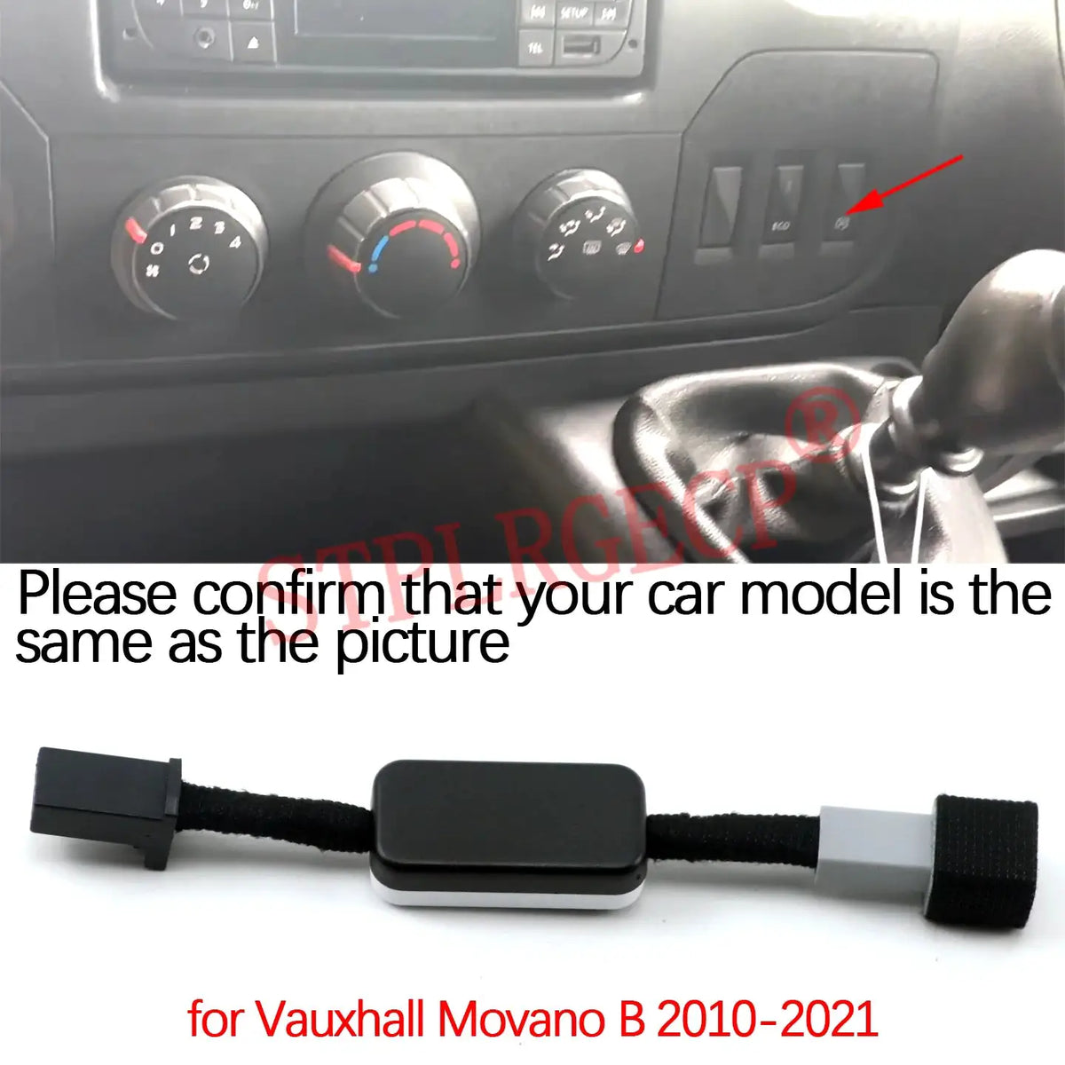 Automatic Stop Start Engine System Off Cable Plug and Play Eliminator for Vauxhall Movano B 2010-2021 Accessories by InterCyprus Trading Ltd