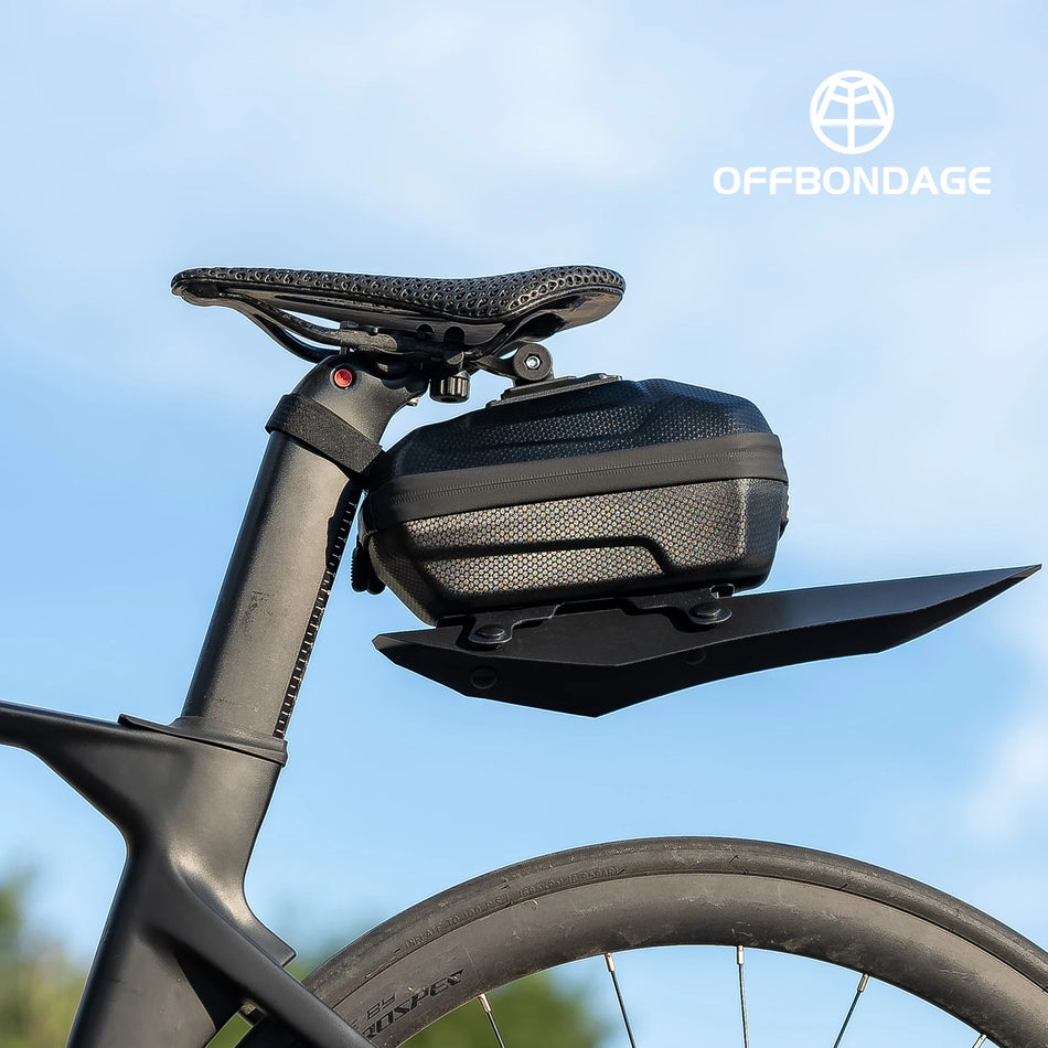 Offbondage 2.4L velosipēda aizmugures soma ar mudžinātāju, ūdensizturīgs poliesters