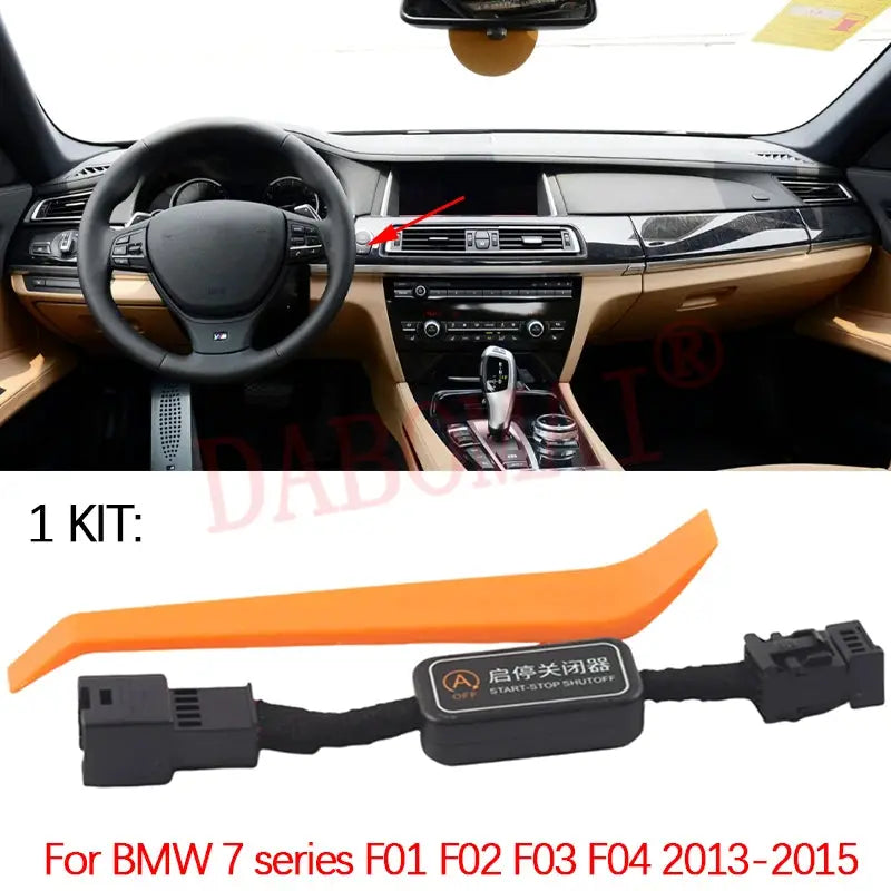 For BMW 1 2 3 4 5 6 7 X2 X3 X4 X5 X6 F20 F30 F07 F10 Car Automatic Stop Start Engine System Off Cable Plug and Play Eliminator by InterCyprus Trading Ltd
