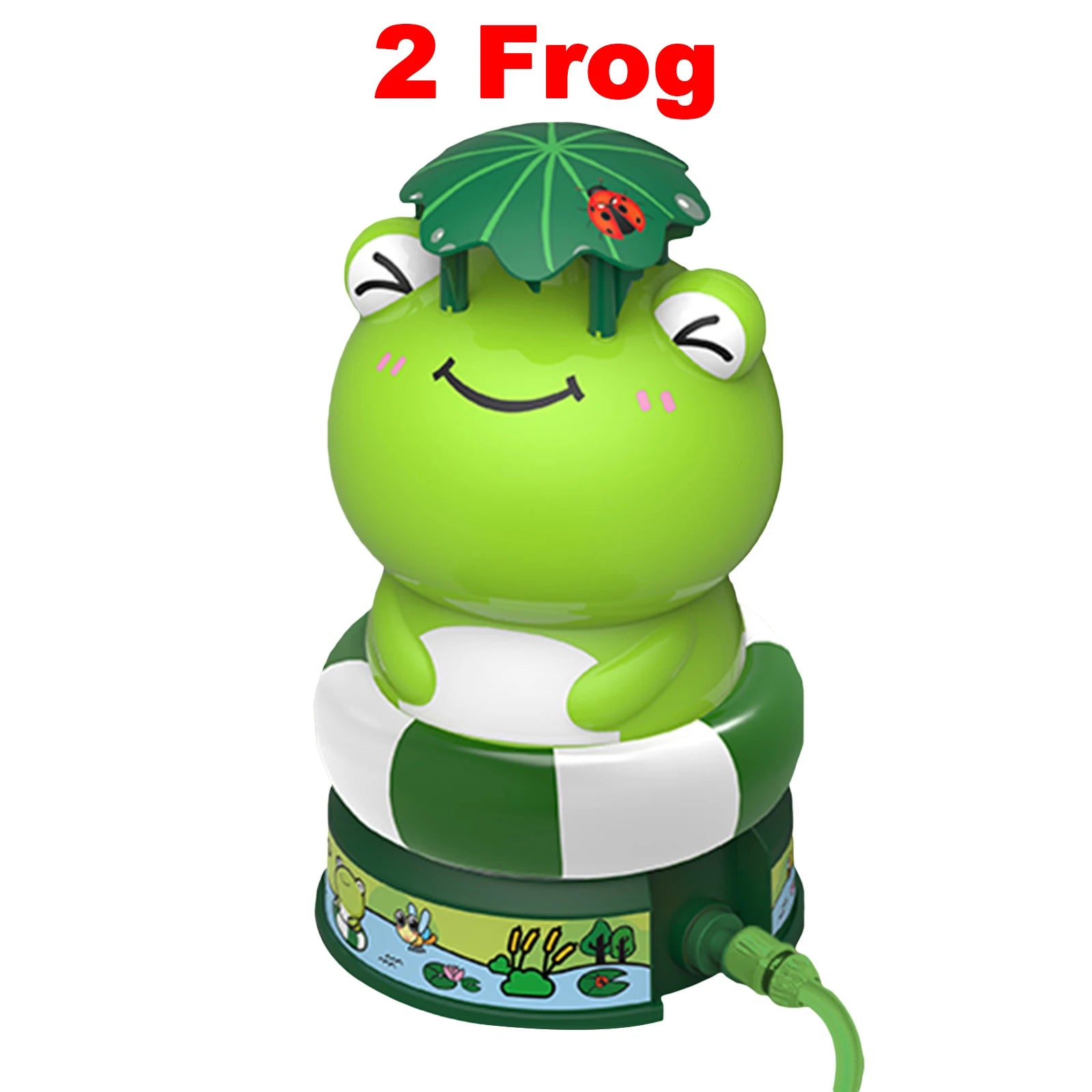 Cartoon Frog Water Sprinkler Toy &ndash; Rotating Spray Action 2 Frog