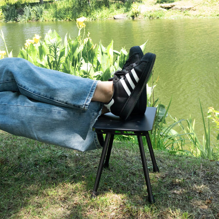 WESTTUNE Camping Portable Tactical Stool &ndash; Lightweight and Multifunctional