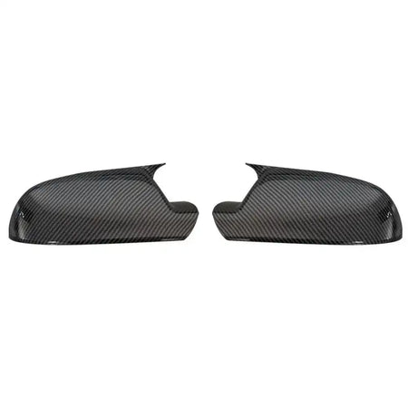 Gloss Black Rearview Mirror Cover For Audi A4 A5 A3 S5 Carbon fiber pattern