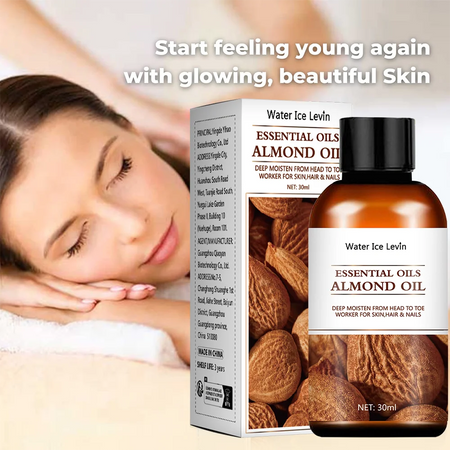 Pure Natural Almond Essential Oil &ndash; Nourishing Skin Care and Relaxation