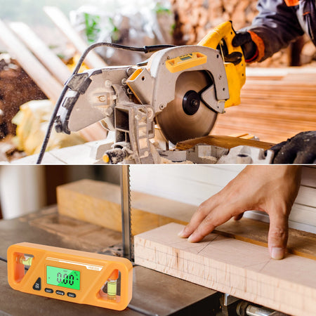 LCD Magnetic Goniometer 90 180 Angle Meter &ndash; Backlit