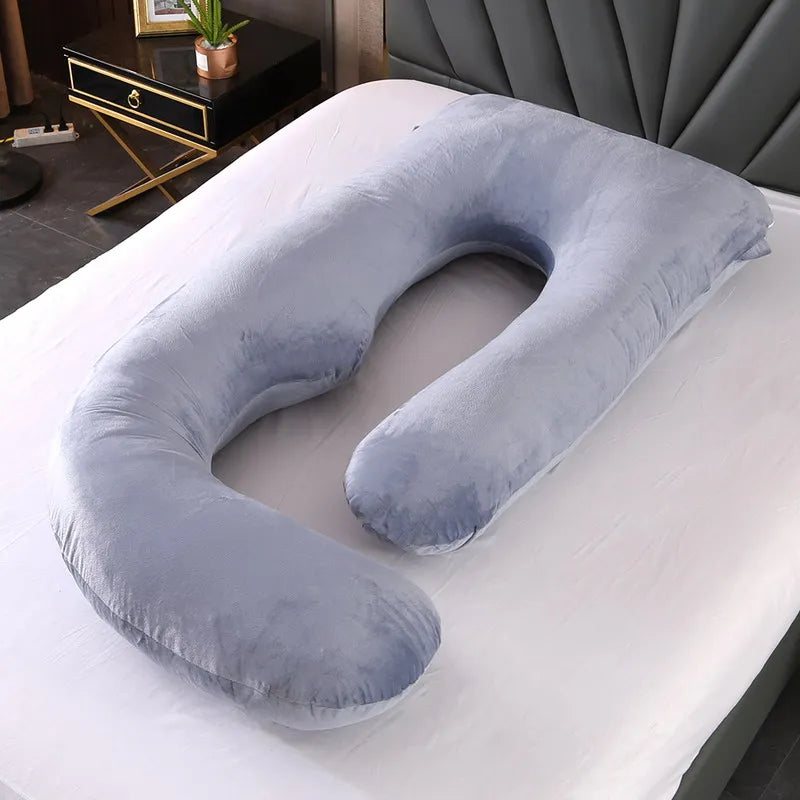 3Kg J Big Pregnancy Pillow - Full Body Support for Maternity &amp; Nursing G grey pillow