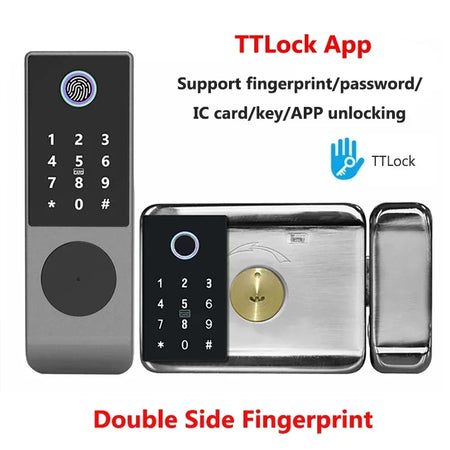 TTLock WIFI Double Side Fingerprint Lock - IP66 Waterproof Double-TTLock