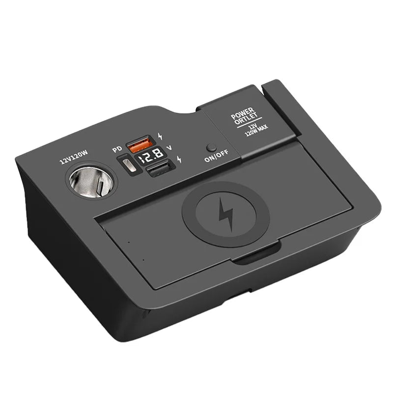 Chargeur de voiture à charge rapide avec affichage LED pour Honda CR-V 2017-2020