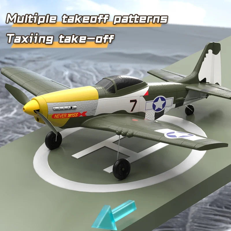 P51 Mustang RC Plane &ndash; One Key Aerobatic Flight Ready