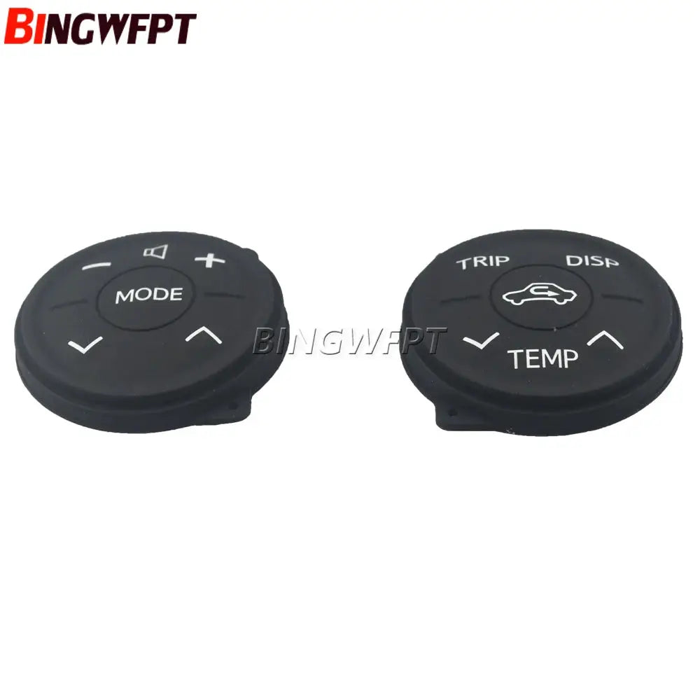 2x (Left + Right) Control Panel Rubber For Toyota Prius XW30 2010 For Prius Eco 2010 For Prius 30 2009 Steering Wheel Switch by InterCyprus Trading Ltd