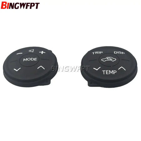 2x (Left + Right) Control Panel Rubber For Toyota Prius XW30 2010 For Prius Eco 2010 For Prius 30 2009 Steering Wheel Switch by InterCyprus Trading Ltd