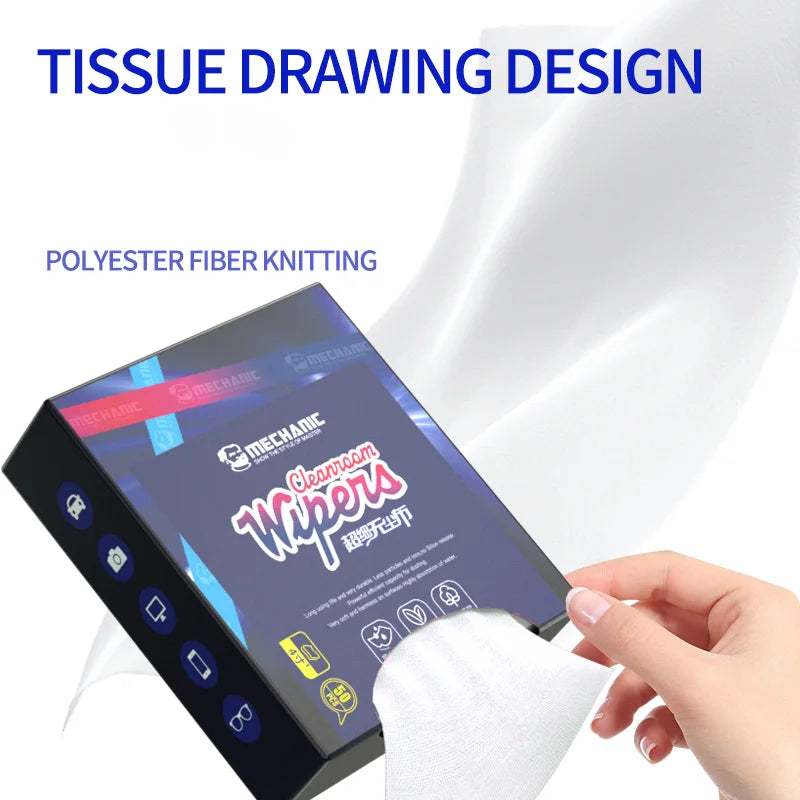 MECHANIC Ultra-Fine Non-Dust Cloth &ndash; Anti-Static Lens and Screen Cleaner