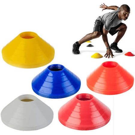 10Pcs Agility Training Discs Set for Soccer and Multi-Sport Activities