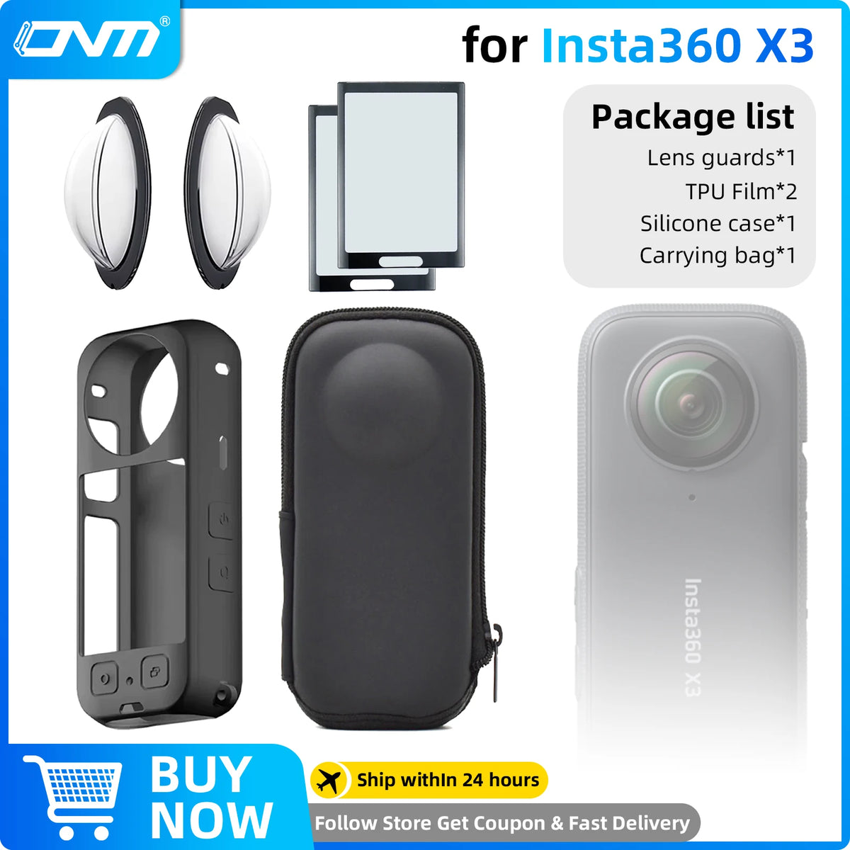 Insta360 X3 Accessories Set - All In One Protection Kit Set 7