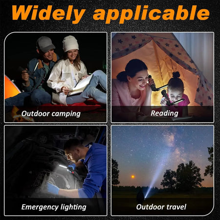 1-6PC Work Light &ndash; 360 Degree Rotating Hands Free Lighting