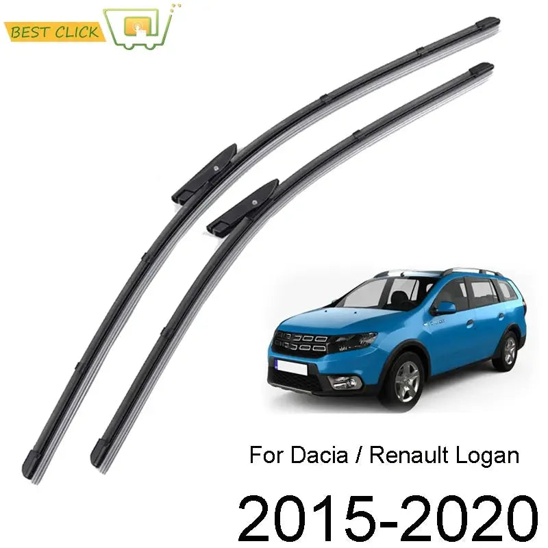Misima Windshield Windscreen Wiper Blades For Dacia Renault Logan 2015 - 2020 Front Window Wiper Blade 2016 2017 2018 2019 by InterCyprus Trading Ltd