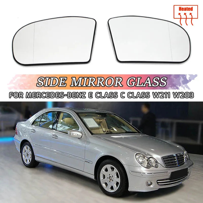 Mercedes Benz šoninio veidrodžio stiklo šildytuvas anti fog W211 W203
