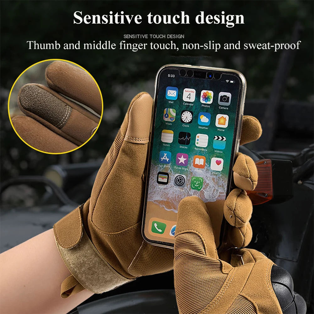 Tactical Touchscreen Gloves &ndash; Palm Padding And Hard Shell