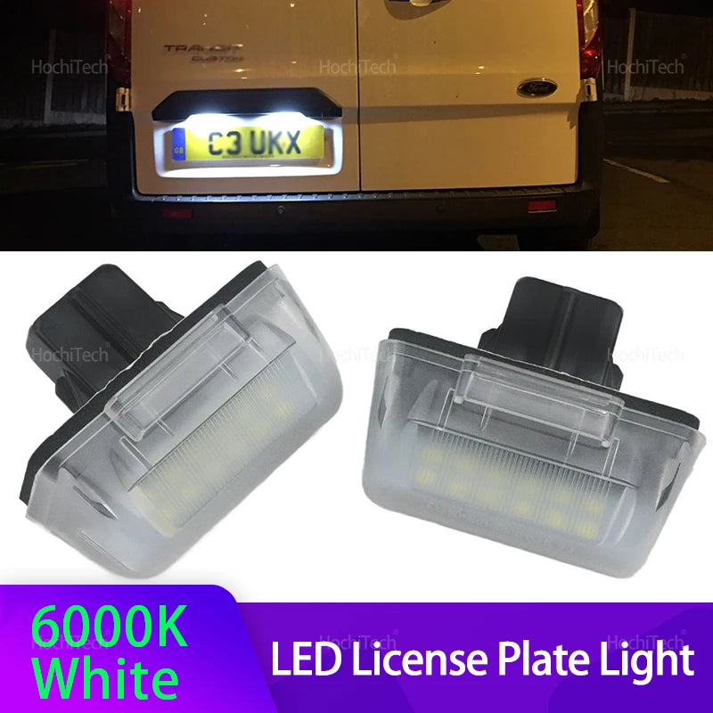 Lumini pentru Plăcuța de Înmatriculare LED Alb Canbus pentru Ford Transit Mk4 Mk5 Mk6 Mk7 Connect