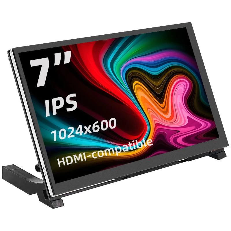 7 Inch Portable IPS LCD Touch Screen Monitor for Raspberry Pi &amp; PC