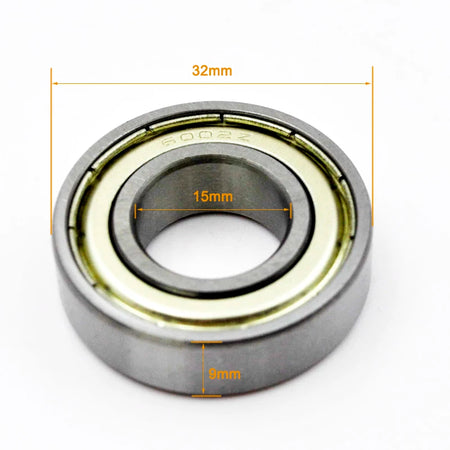 6000ZZ 6001ZZ Bearing Set - Deep Groove Ball Bearings 6002ZZ 15x32x9mm / CHINA / 2Pcs