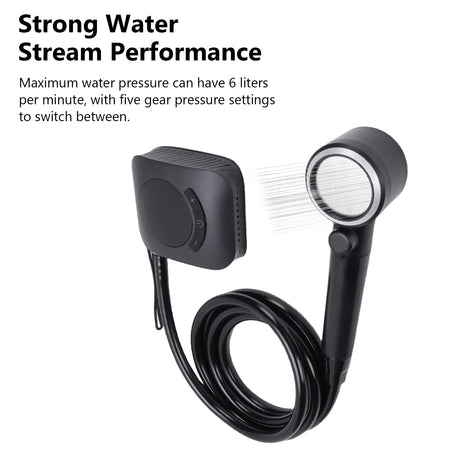 Camping Shower 3.6V 8000mAh &ndash; Large Capacity Battery