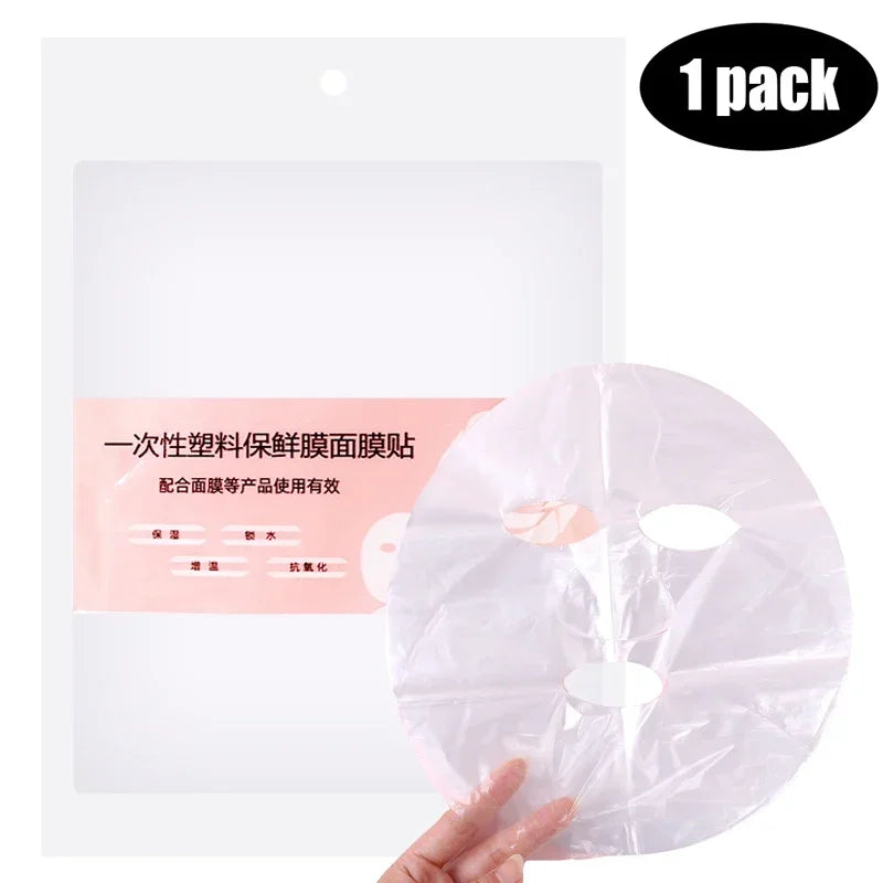 Transparent Disposable Neck Masks for Beauty Care Face Mask 01