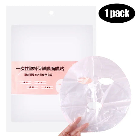 Transparent Disposable Neck Masks for Beauty Care Face Mask 01