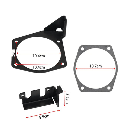 4-Bolt Throttle Cable Bracket Fit for LS LS2 LS3 LS6 LS7 Engines Intakes 92MM-102MM 81012 81042 by InterCyprus Trading Ltd