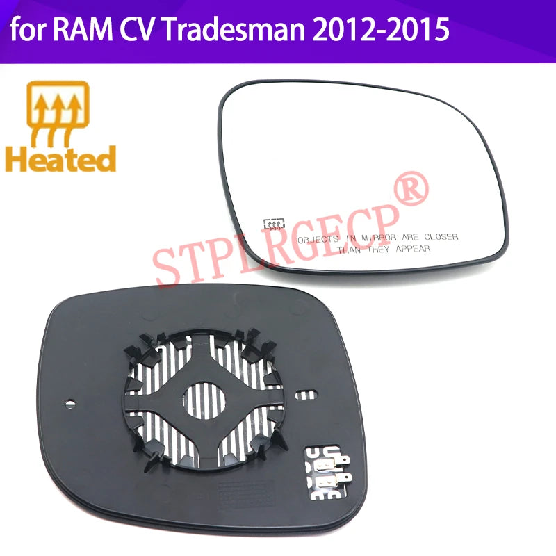Cristal de Espejo Lateral Calentado para RAM CV Tradesman 2012-2015