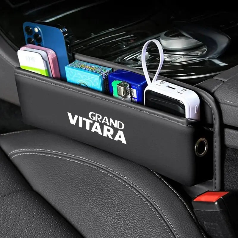 Car Special Seat Crevice Storage Box Seat Slit Catcher Organizer For Suzuki Grand Vitara car accessories interior by InterCyprus Trading Ltd