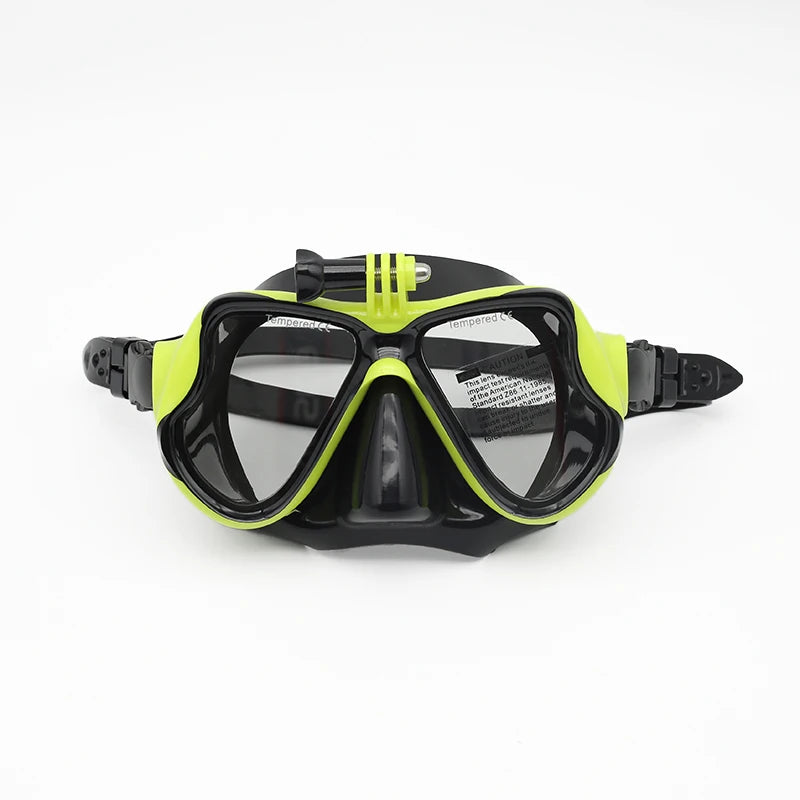 Professional Scuba Mask and Snorkel &ndash; Anti-Fog and UV Protection Yellow