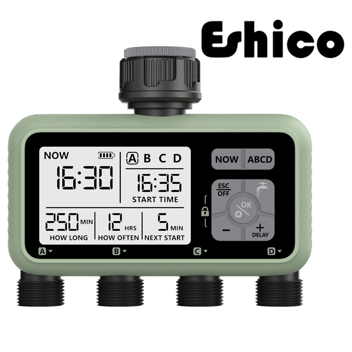 Eshico HCT-379 &ndash; Four Outlets Irrigation Timer Pro
