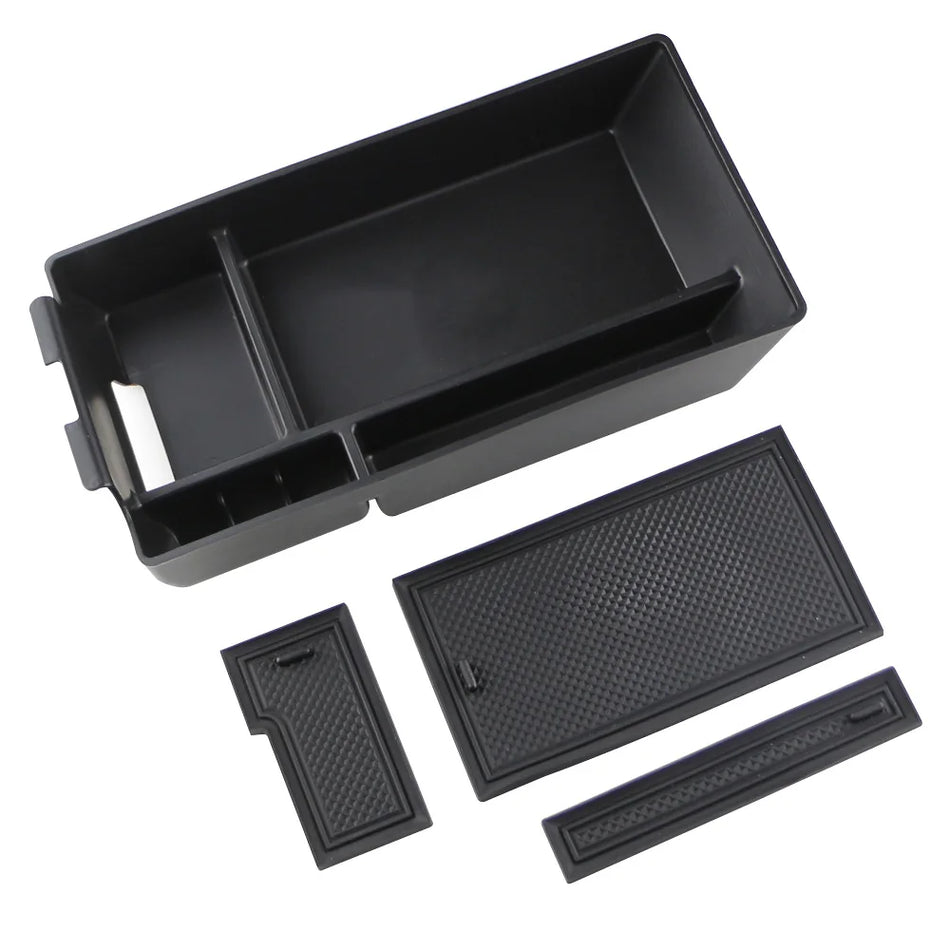 Armrest Storage Box ABS Plastic Console Organizer for Mercedes-Benz C-Class W206