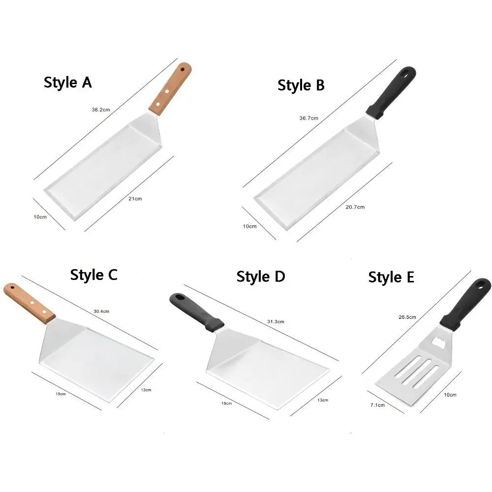 Multifunctional Square/Rectangle Grill Spatula with Anti-Scald Handle
